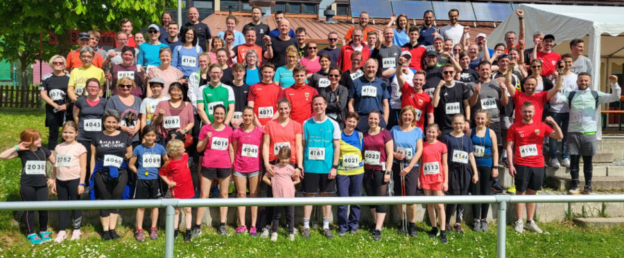 Die größte Laufgruppe mit über 130 Teilnehmer*Innen für das Team Marienheim.